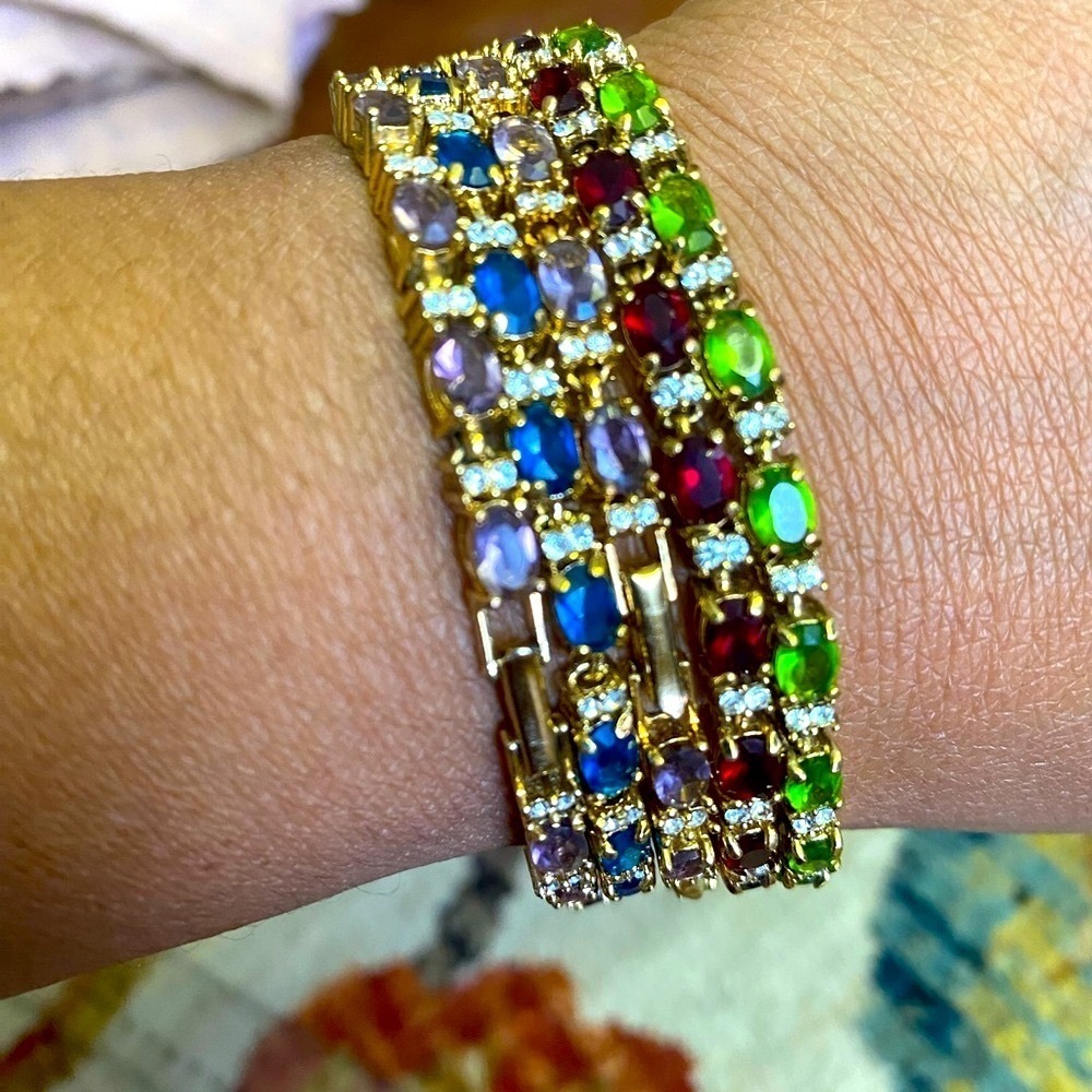 Multicolor Gemstone Bracelet
